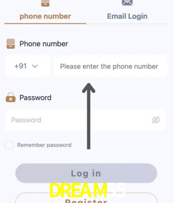 DREAM55 login